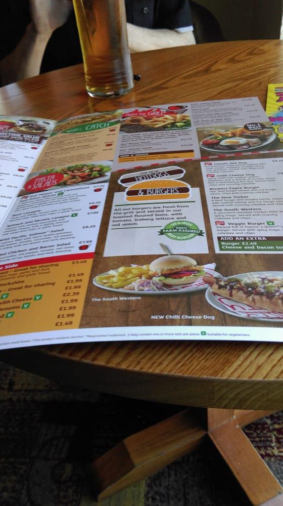 Menu at Ocean Plaza Brewers Fayre pub & bar, Southport