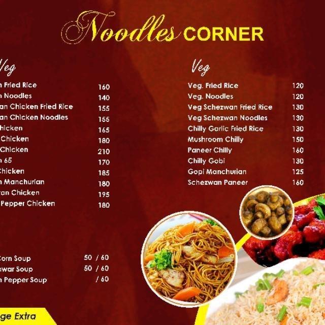 Master Chef menu