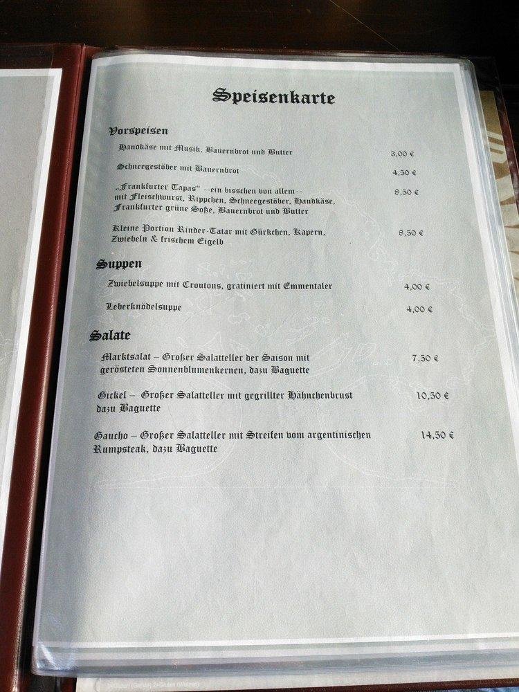 Speisekarte Von B Umsche Am Bahnhof Restaurant Langen Hessen