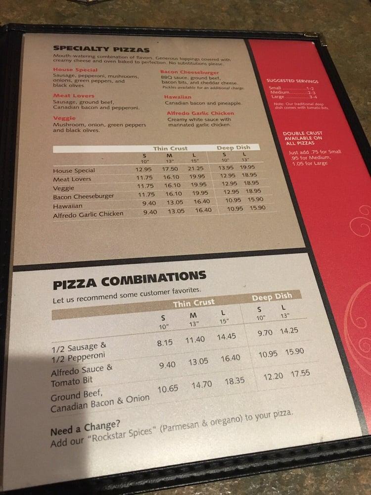 Menu at Detello's Pizza & Pasta pizzeria, Eden Prairie
