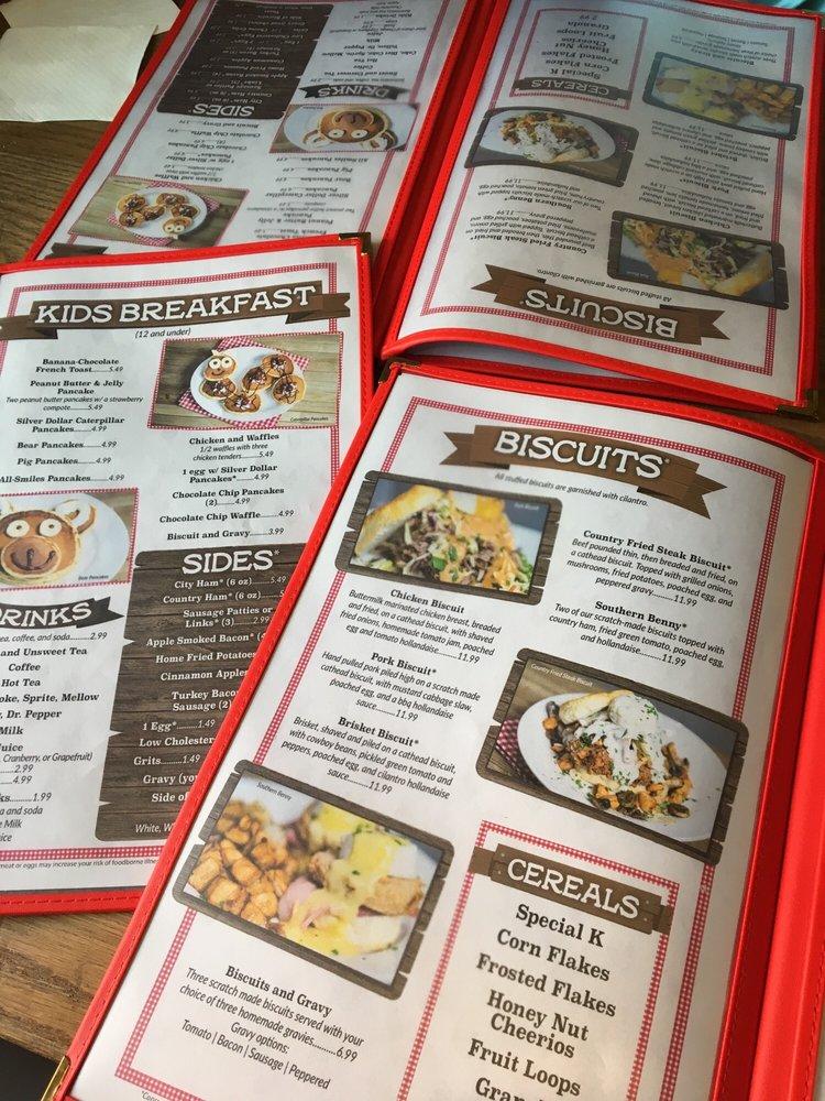 Menu at Frizzle Chicken Cafe, Pigeon