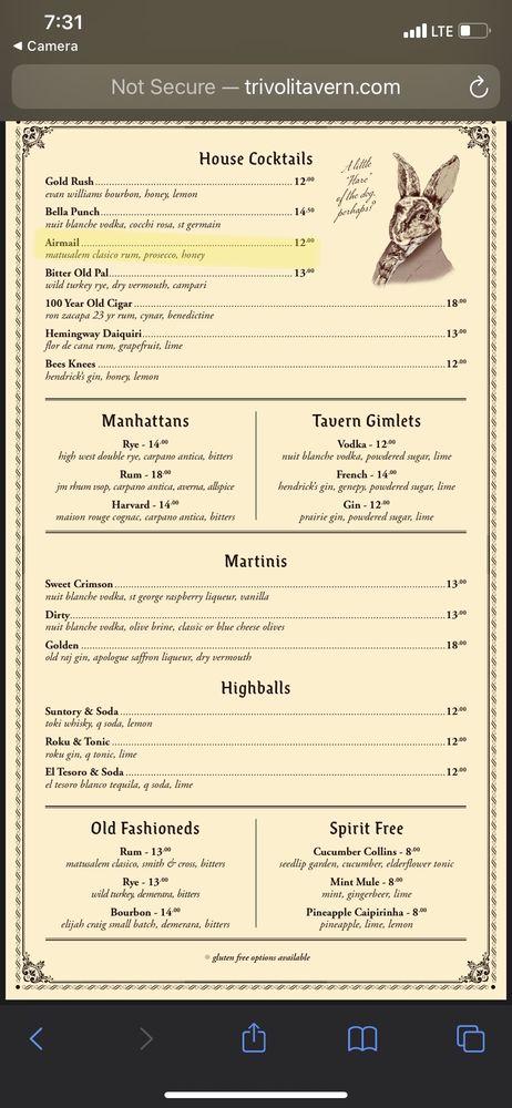 menu-at-trivoli-tavern-restaurant-chicago