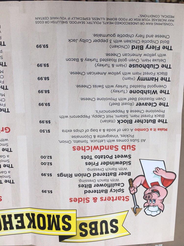 Carta de parrilla Butcher Block, Las Vegas