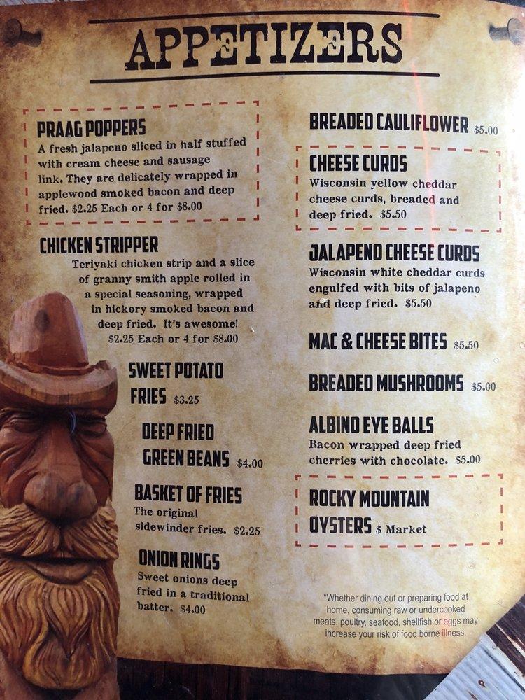 Menu at Bucknuckles Bar & Grill, USA