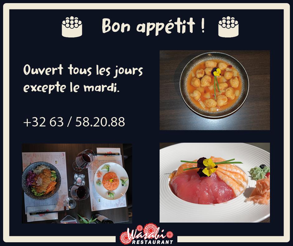 Menu de Wasabi