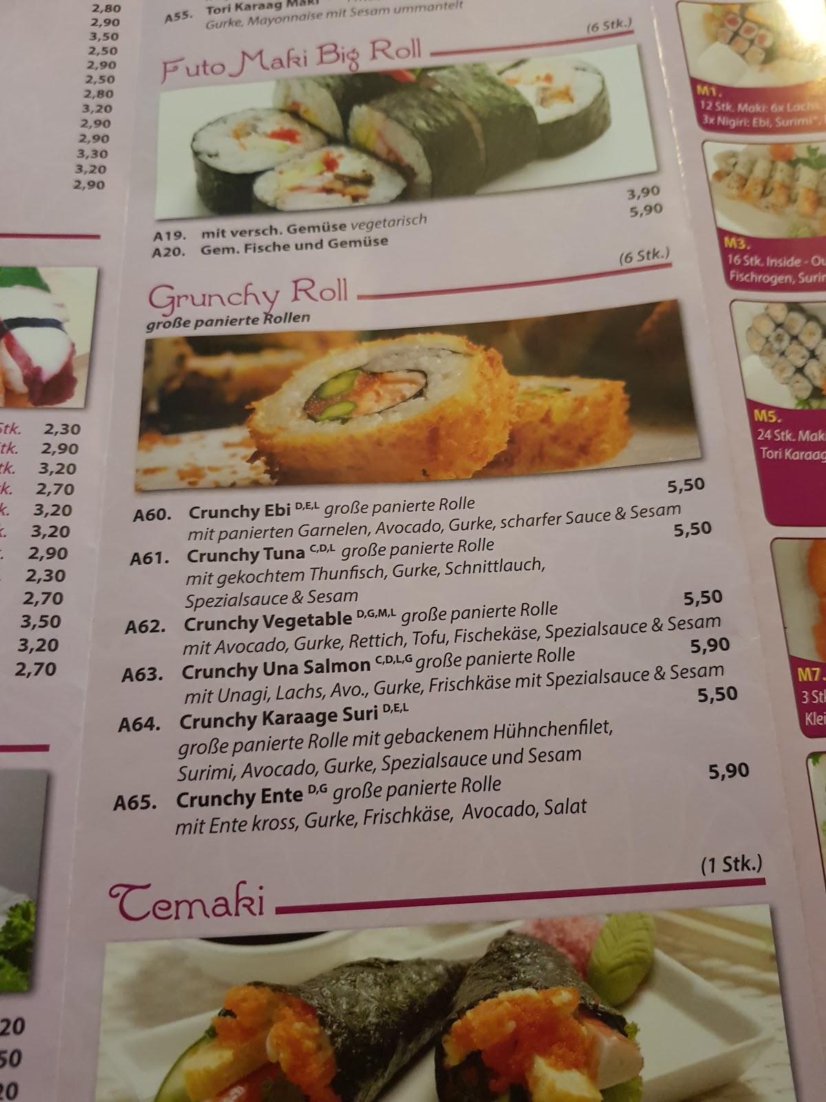Speisekarte von Lotus Thai Sushi Bar Winsen (Luhe), Winsen (luhe)