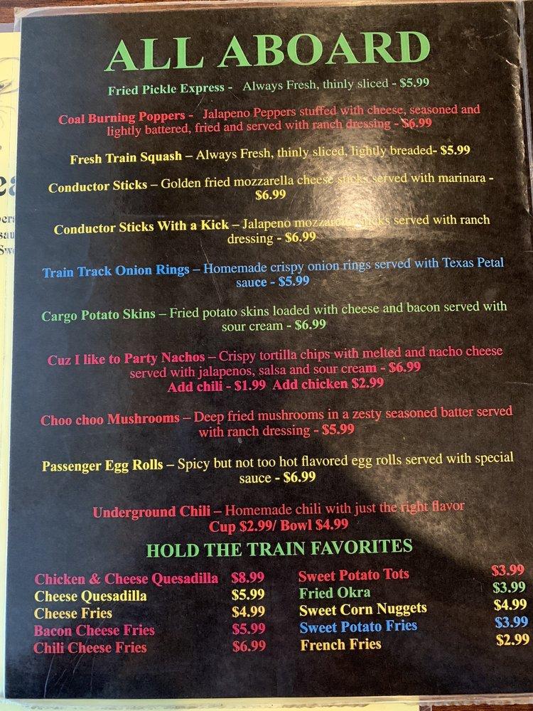 Menu at R & R Wing Cafe, Hilliard