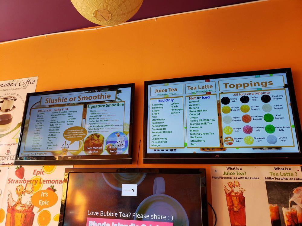 Menu at Bubble Tea House pub & bar, Providence