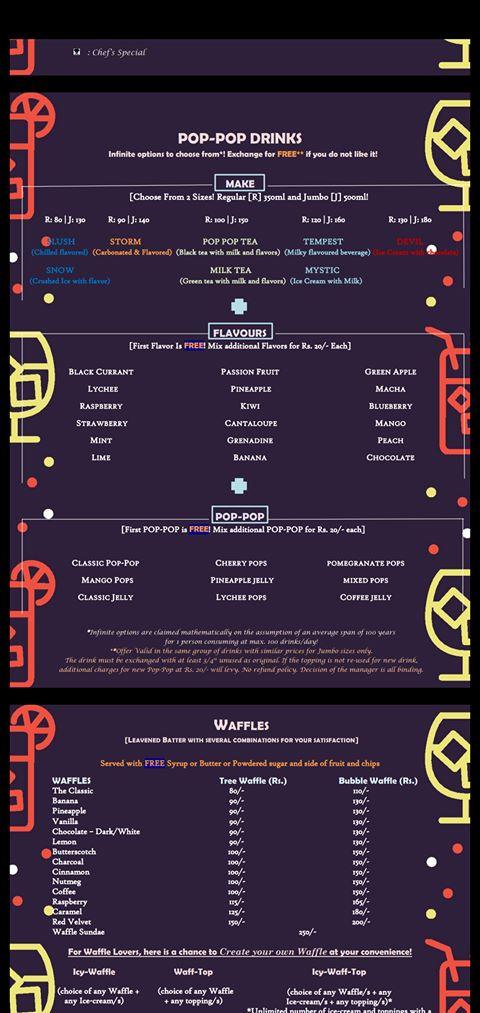 Icepiration Cafe, Bareilly menu