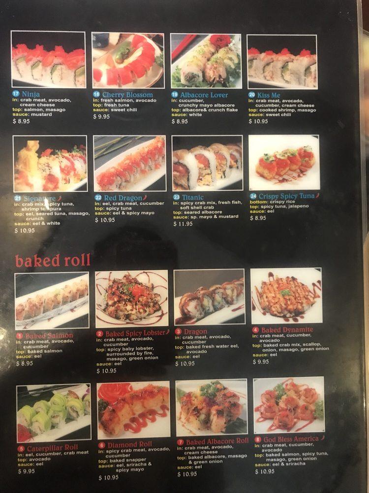 Menu at Say Sushi restaurant, Maricopa