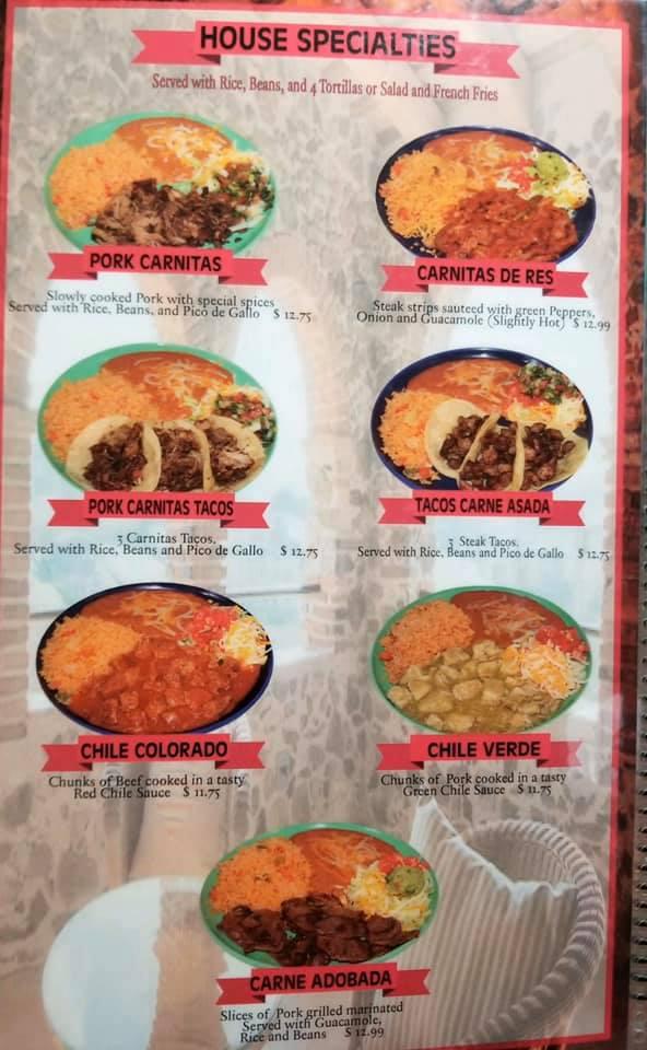 Menu at Best Burrito restaurant, Harrisonville