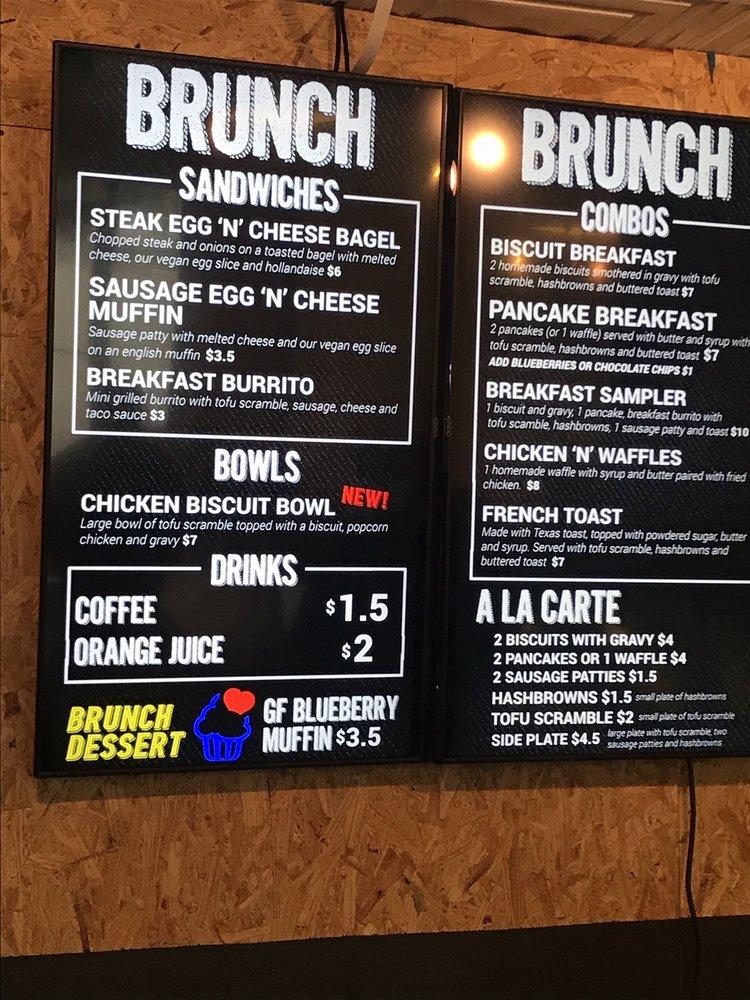 Menu at Savery Vegan Grill restaurant, Fort Wayne