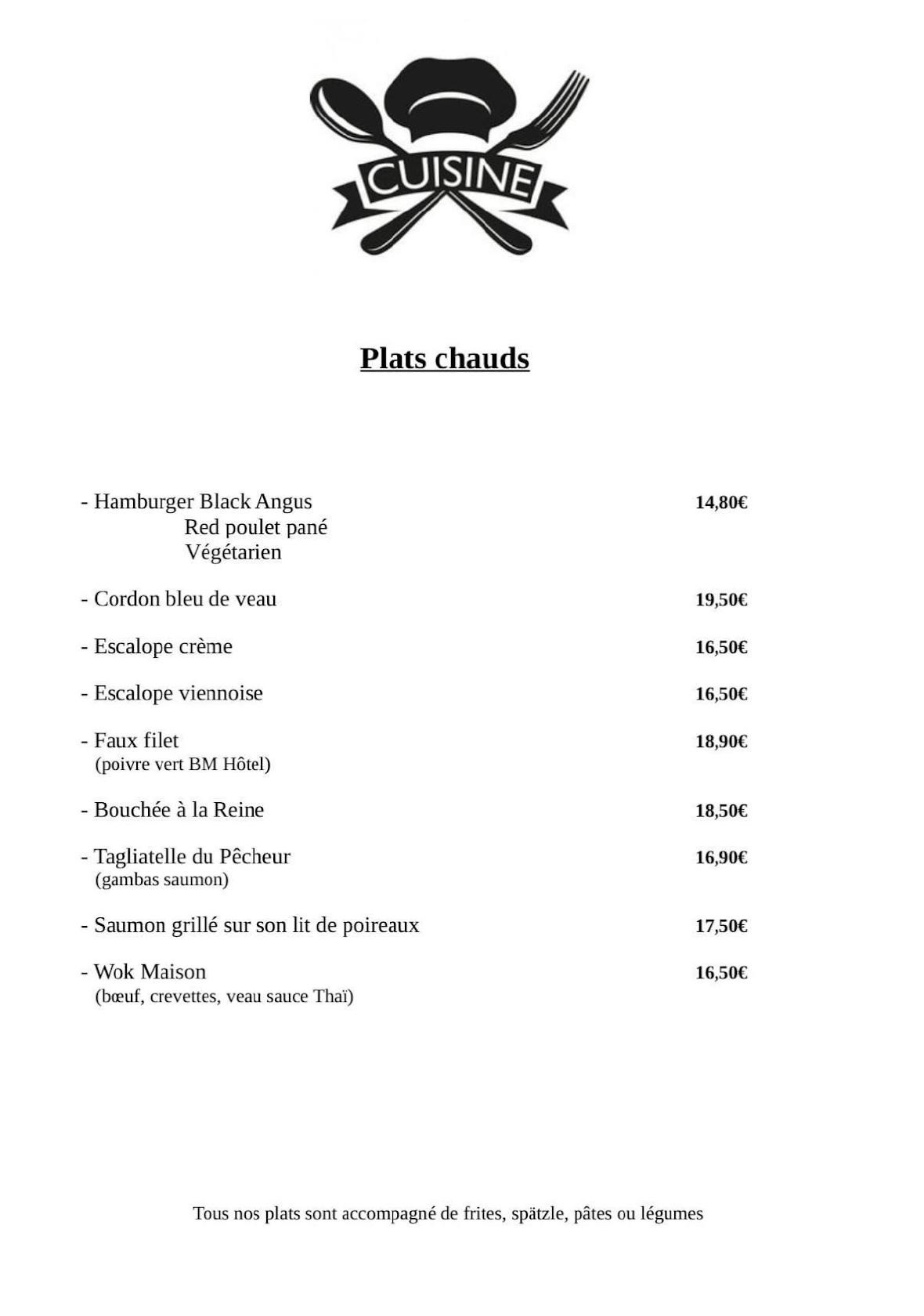 Menu Au Restaurant Resto Du Monde Oberhoffen Sur Moder