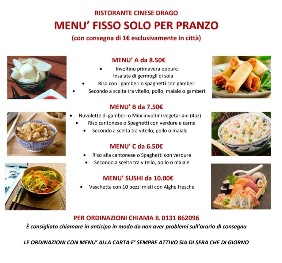 Menu di Ristorante Drago Cinese 