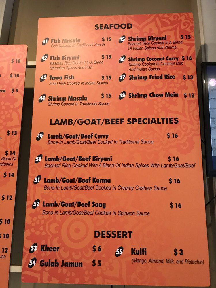 Menu at Four Corners Restaurant, Torrington