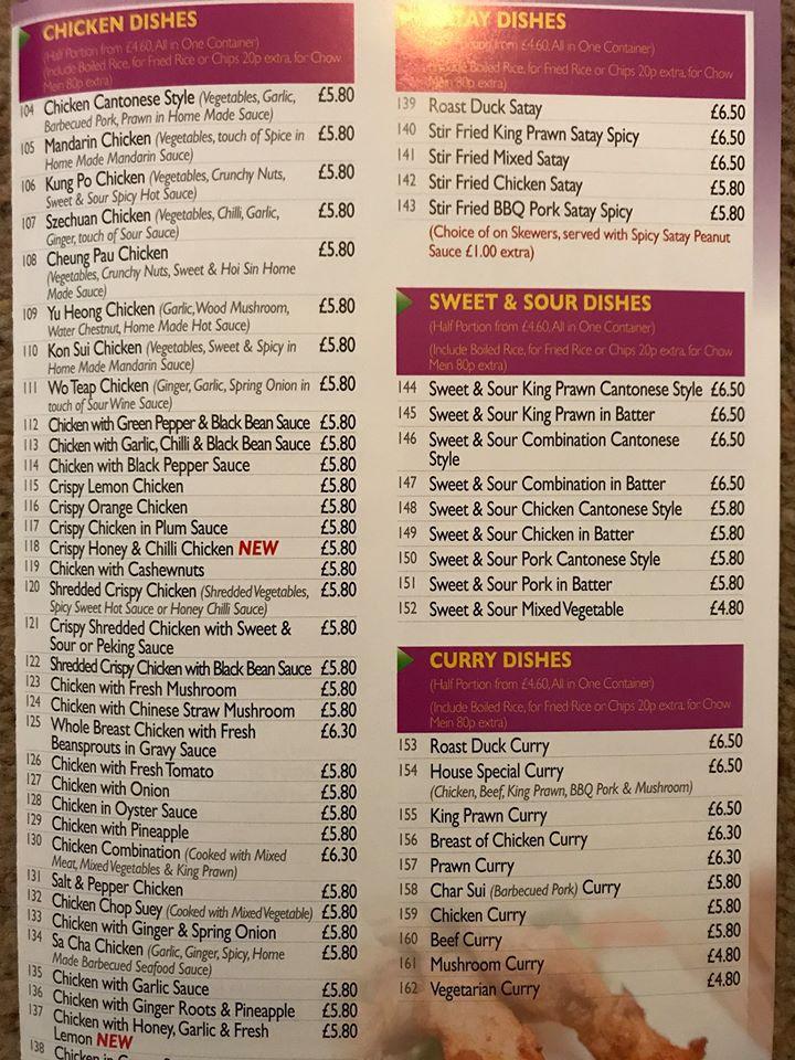 Menu At New Lucky View Fast Food Kilwinning menu-at-new-lucky-view-fast-food-kilwinning