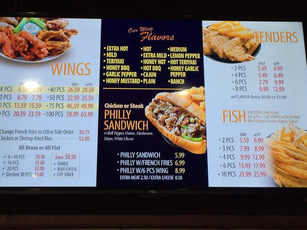 Menu at This is Wings! fast food, Panthersville, Candler Rd