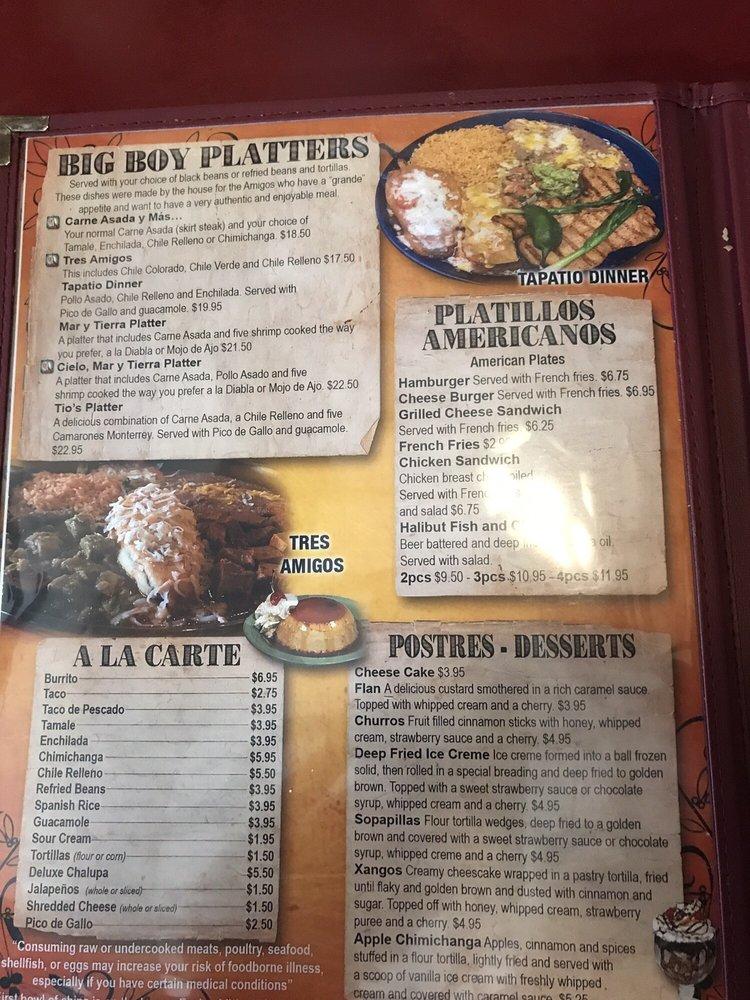 Menu at Catedral Tapatia pub & bar, Vancouver