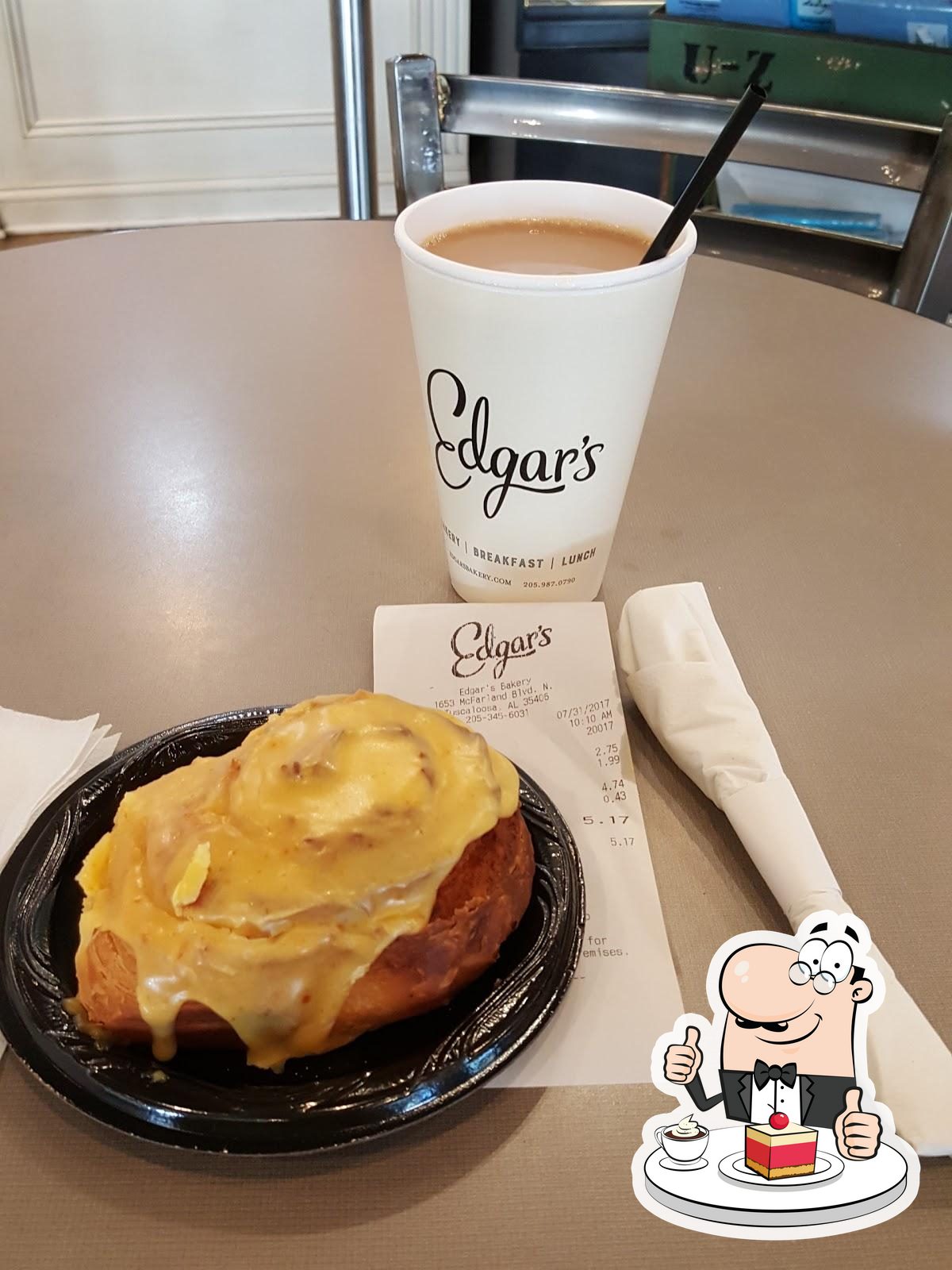 Edgar's Bakery in Tuscaloosa Restaurant menu and reviews