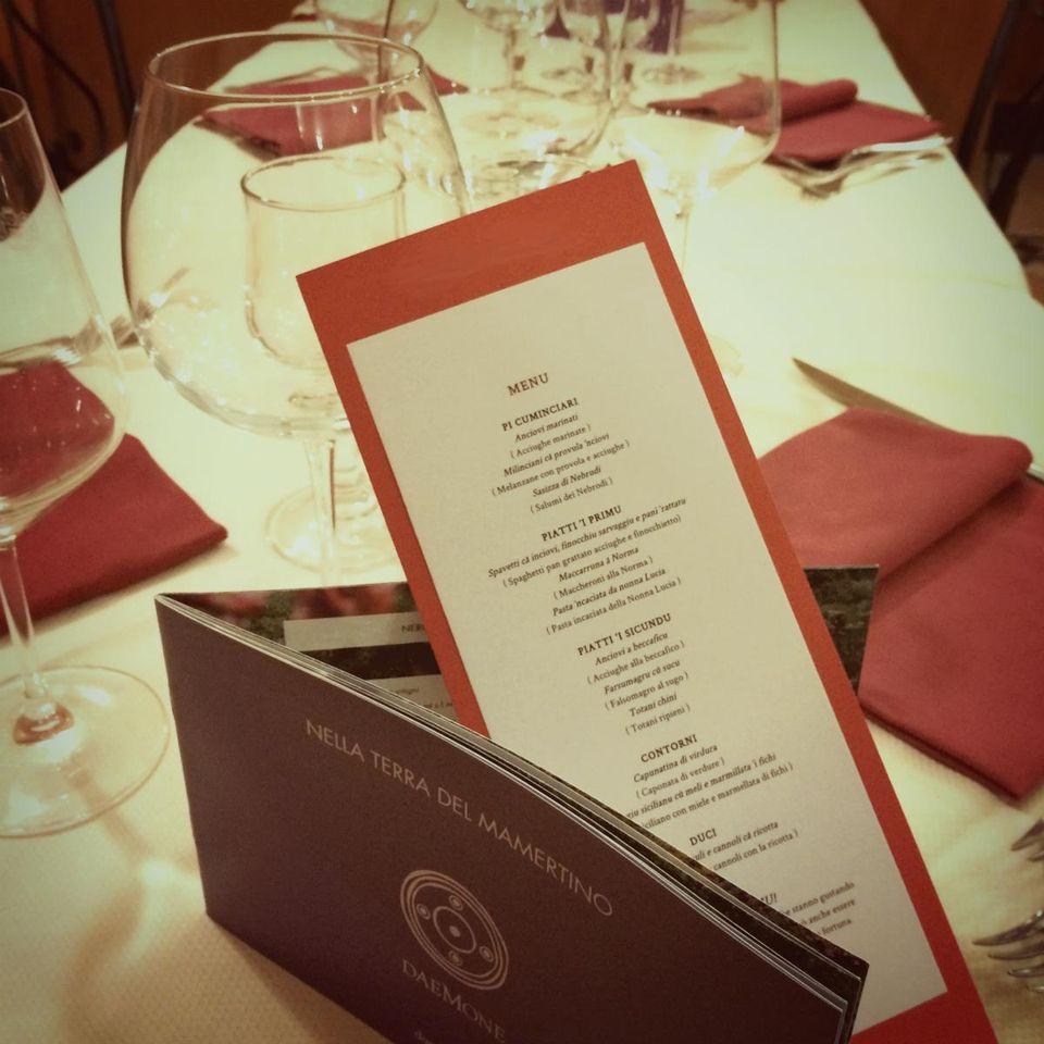 Menu di Ai Tre Gradini 