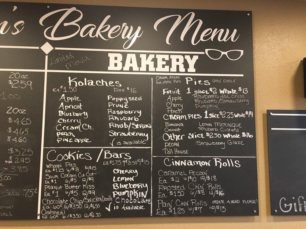 Menu at My Moms Bakery Llc, Ely