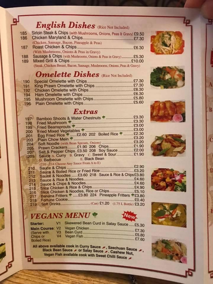Menu at Lotus Leaf Chinese Restaurant, Birtley