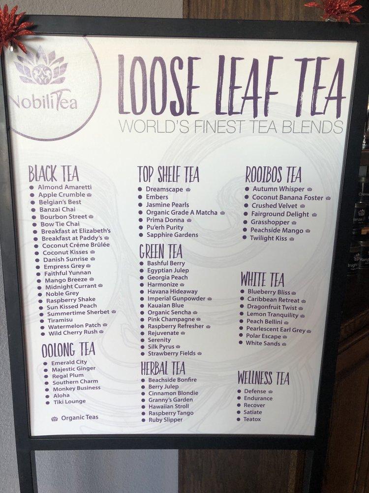 Menu At Nobilitea Cafe, Pampa