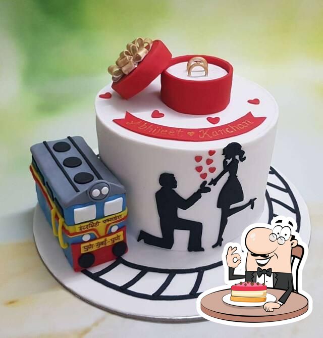 Cake for Parents to be - Decorated Cake by Sweet Mantra - CakesDecor