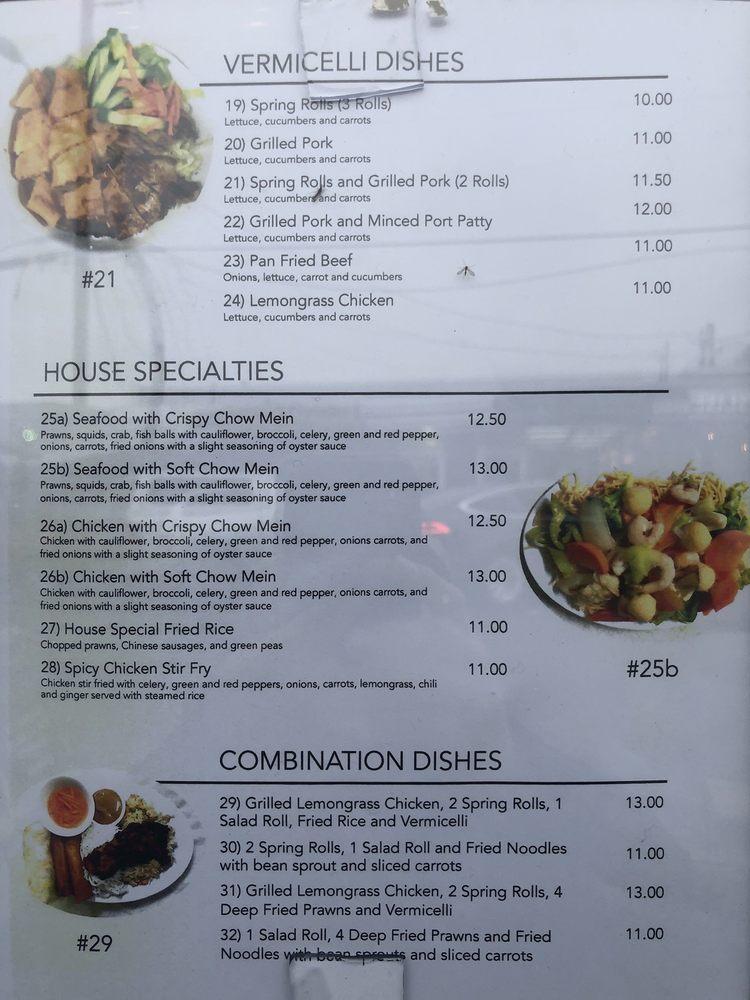 Saigon Garden Menu Parksville | Fasci Garden