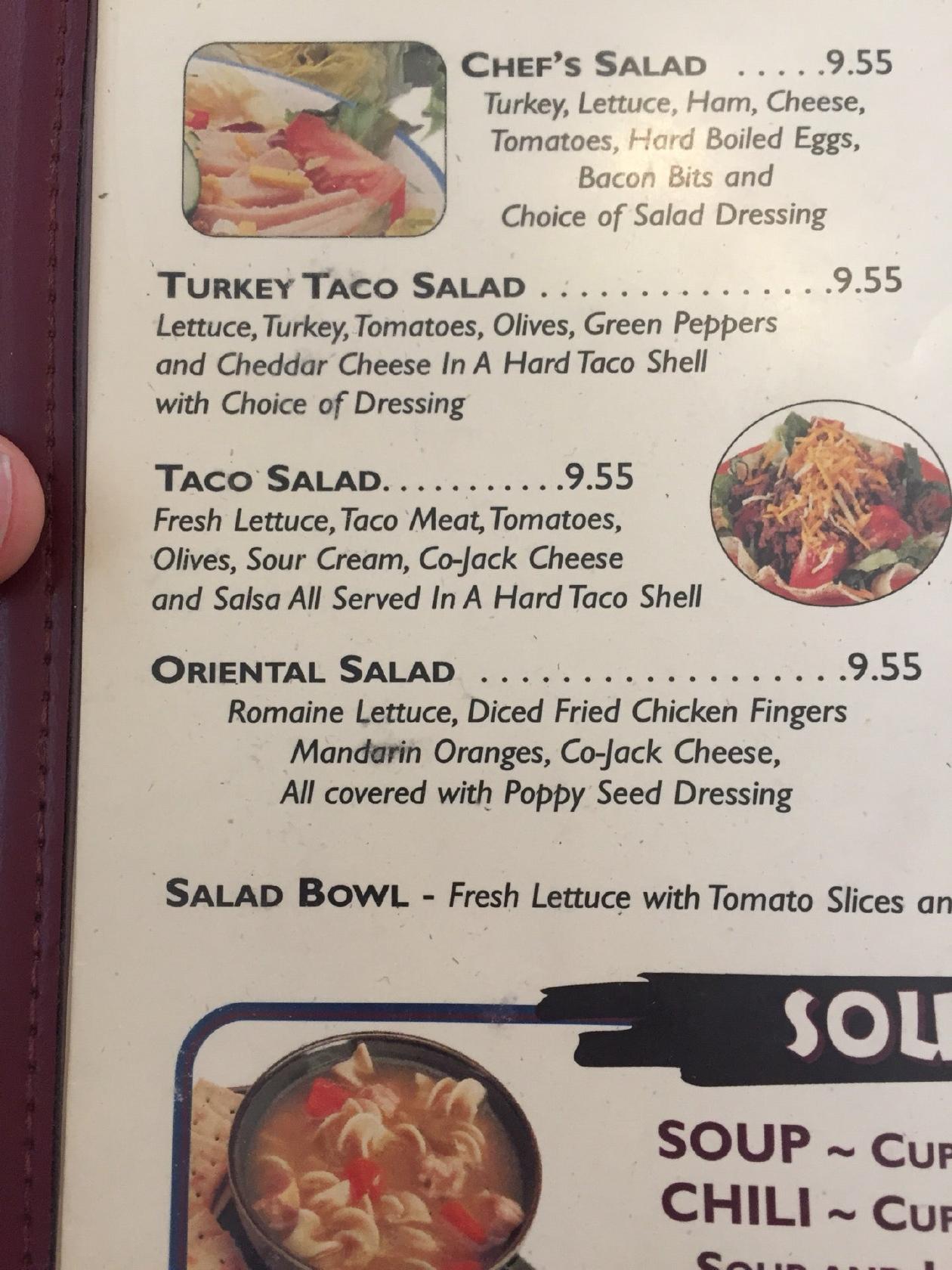 Menu at Northside Cafe, Grand Forks