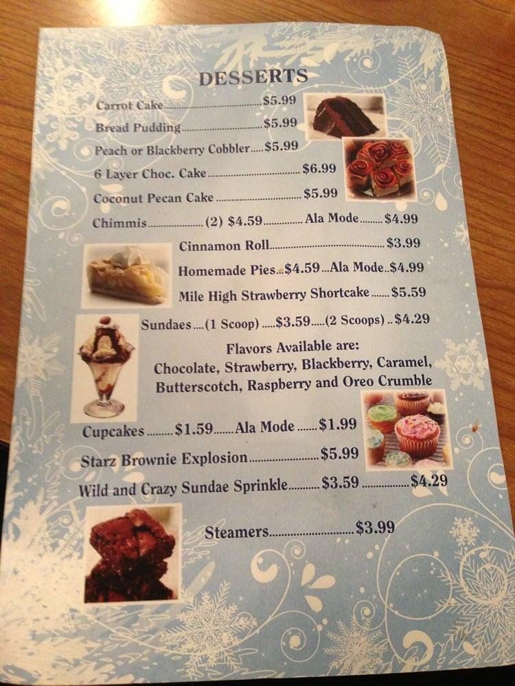 Menu at Mrs. Turner's Restaurant, Puyallup