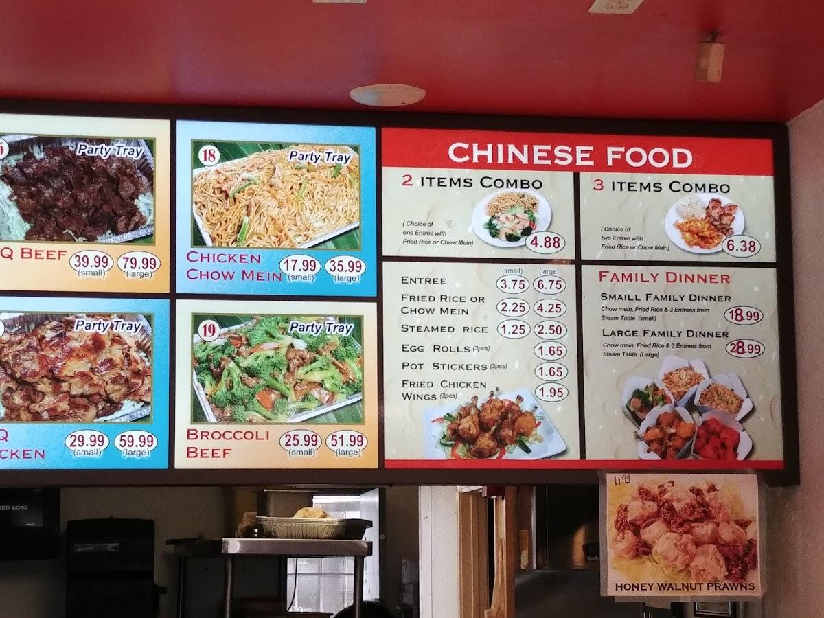 Menu at Bbq Hawaiian, Hayward