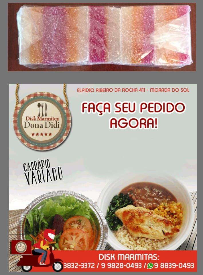 Menu em Disk Marmitex Dona Didi Patrocínio MG restaurante, Patrocínio