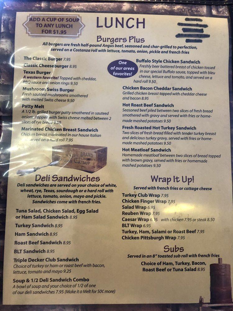 Menu at Kaboodles Kafe' cafe, Akron
