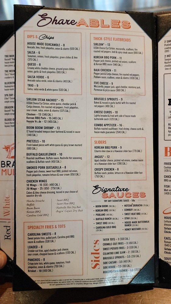 Menu at The Brass Tap pub & bar, Rockwall