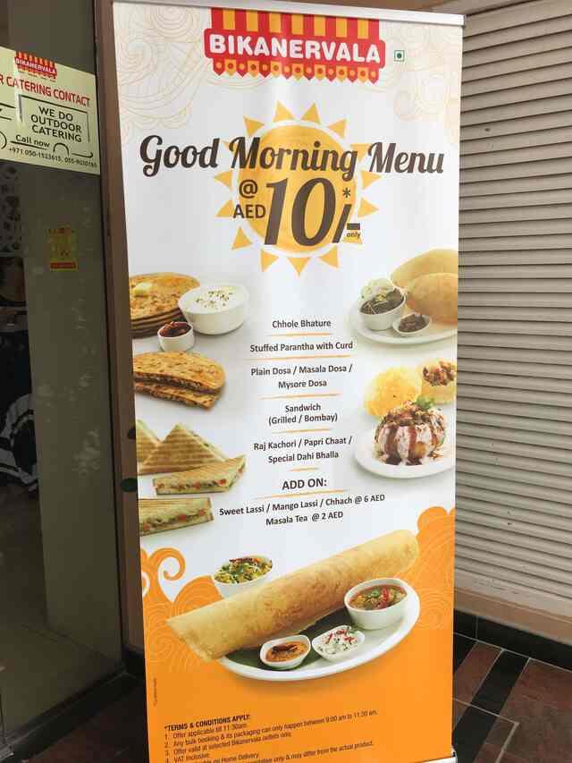 Menu at Bikanervala Al Barsha Indian Restaurant Dubai, Dubai, Mall of