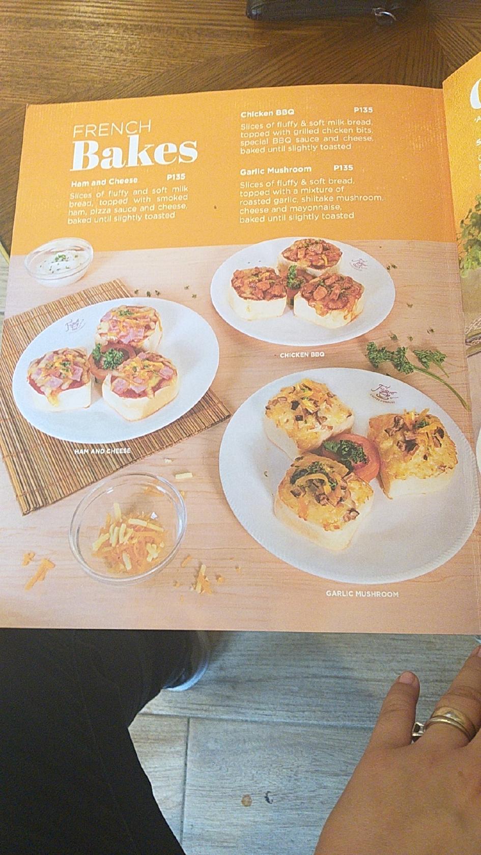 Menu at Figaro Coffee Tagbilaran cafe, Tagbilaran City