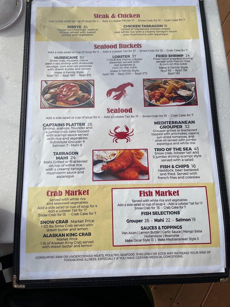 Menu at Rum River Bar & Grille, Port Richey