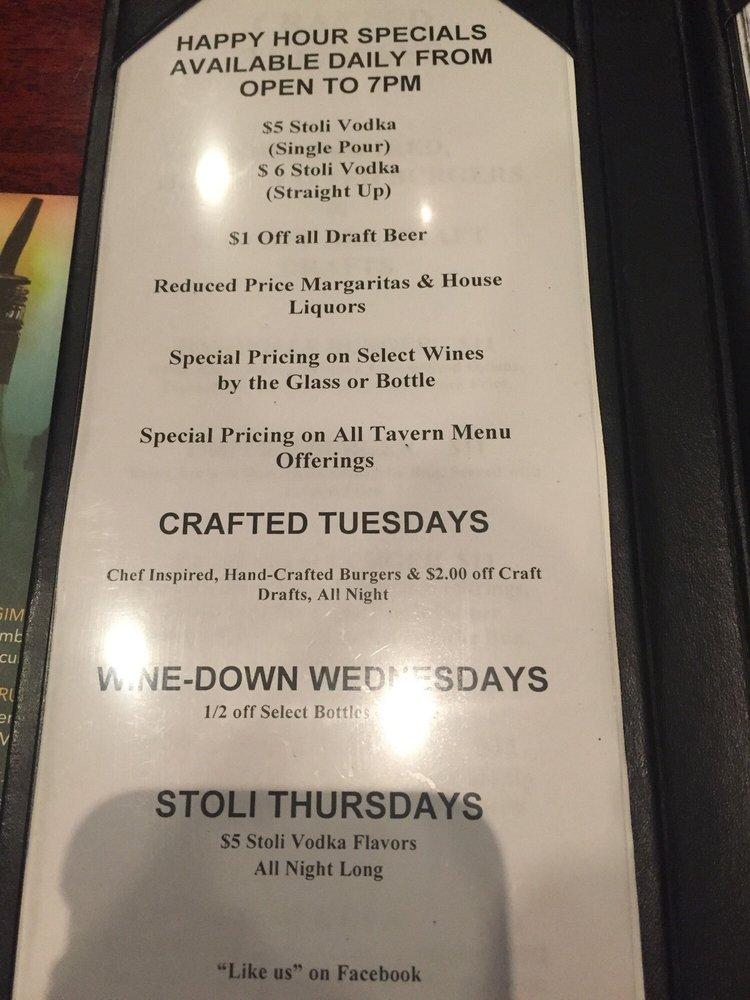 Menu at Stonewood Grill & Tavern steakhouse, Jacksonville, Baymeadows Rd 3