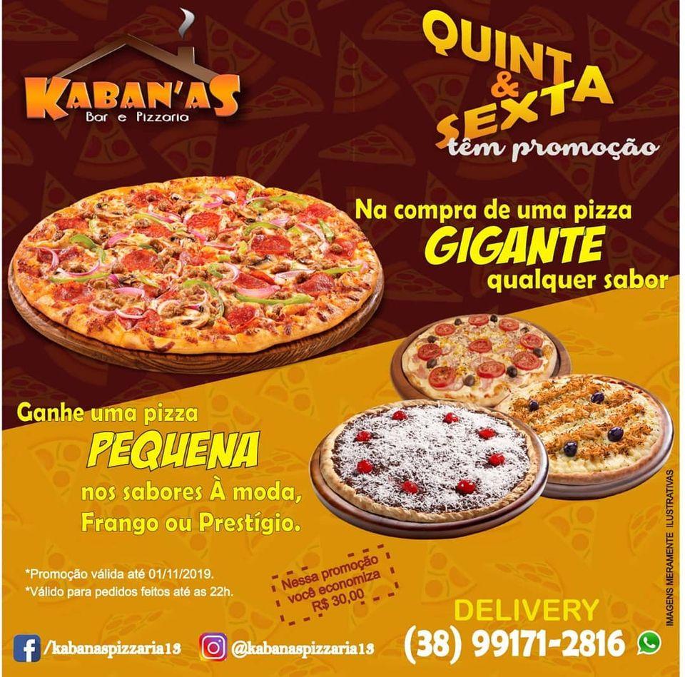 KBN PIZZARIA JANAÚBA cardápio