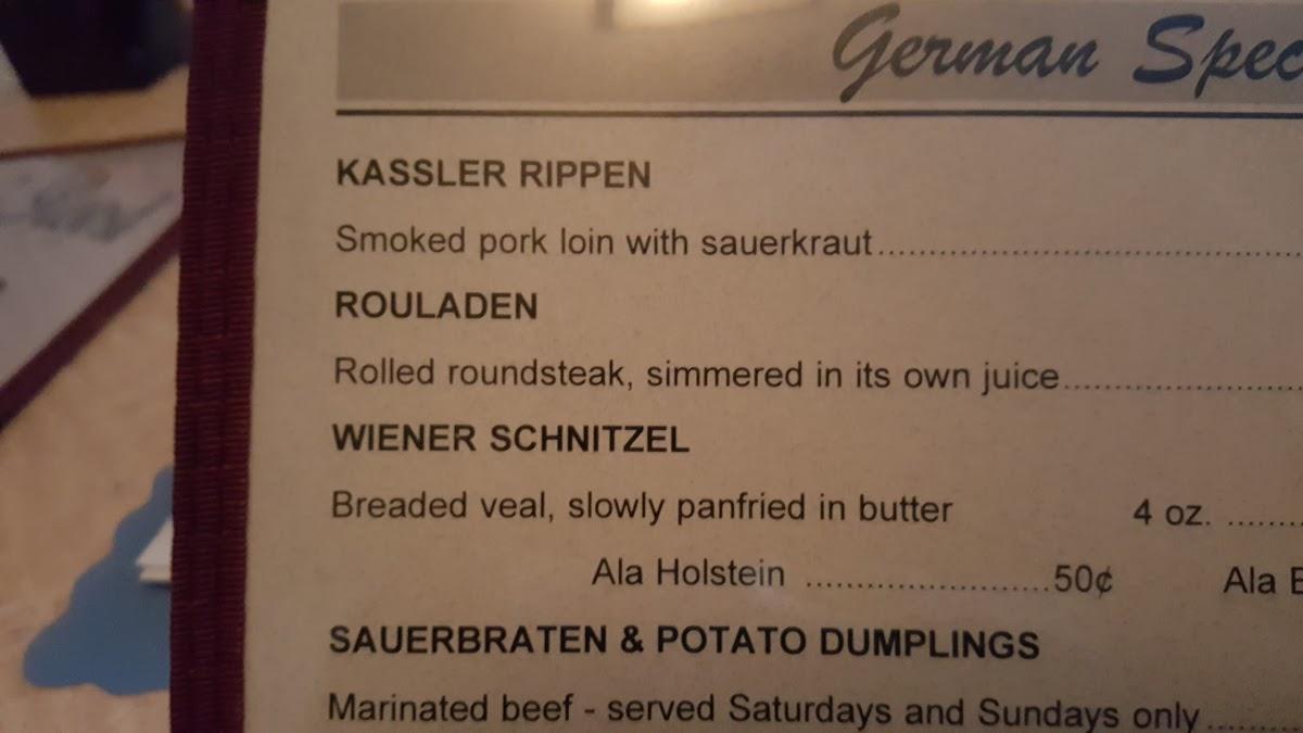 Menu at Monkey's Roost pub & bar, Melrose, WI71