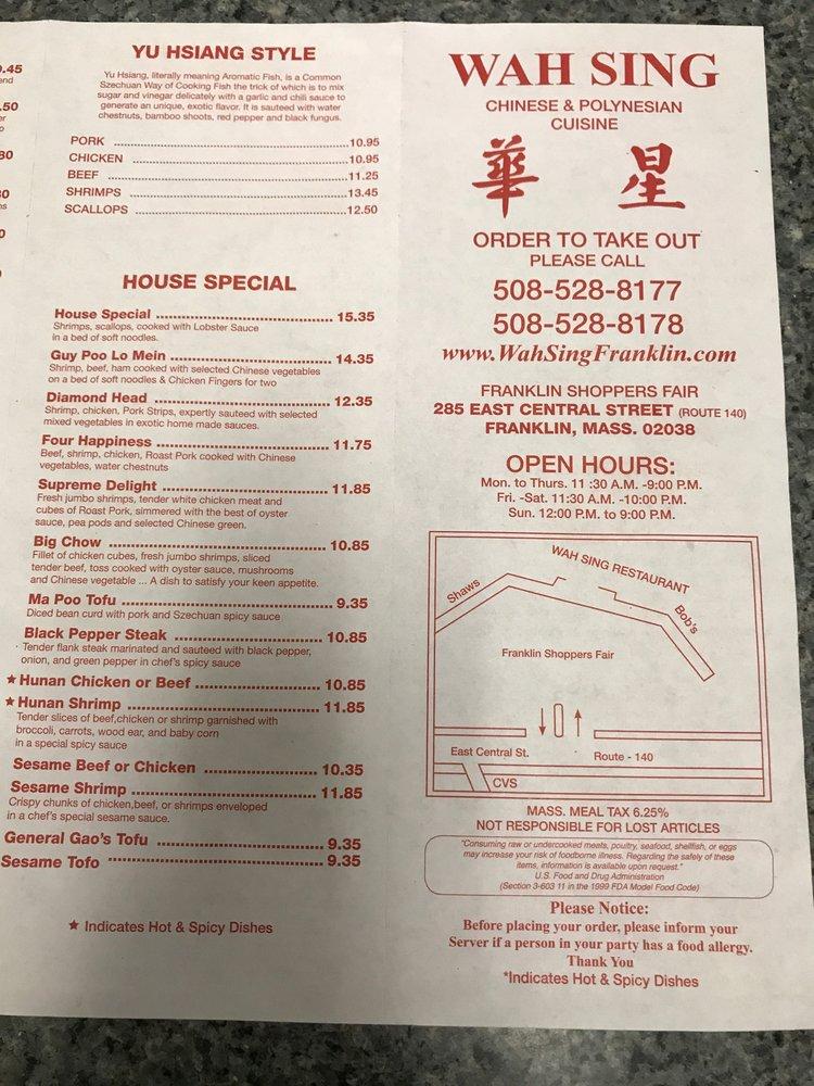 Menu At Wah Sing Restaurant Franklin   R675 Wah Sing Chinese And Polynesian Cuisine Menu 2021 09 1 