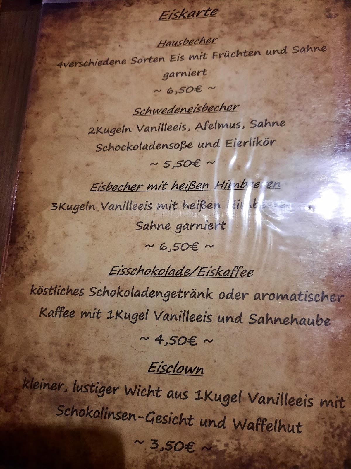 Speisekarte Von Ratskeller Steakhaus Gerbstedt