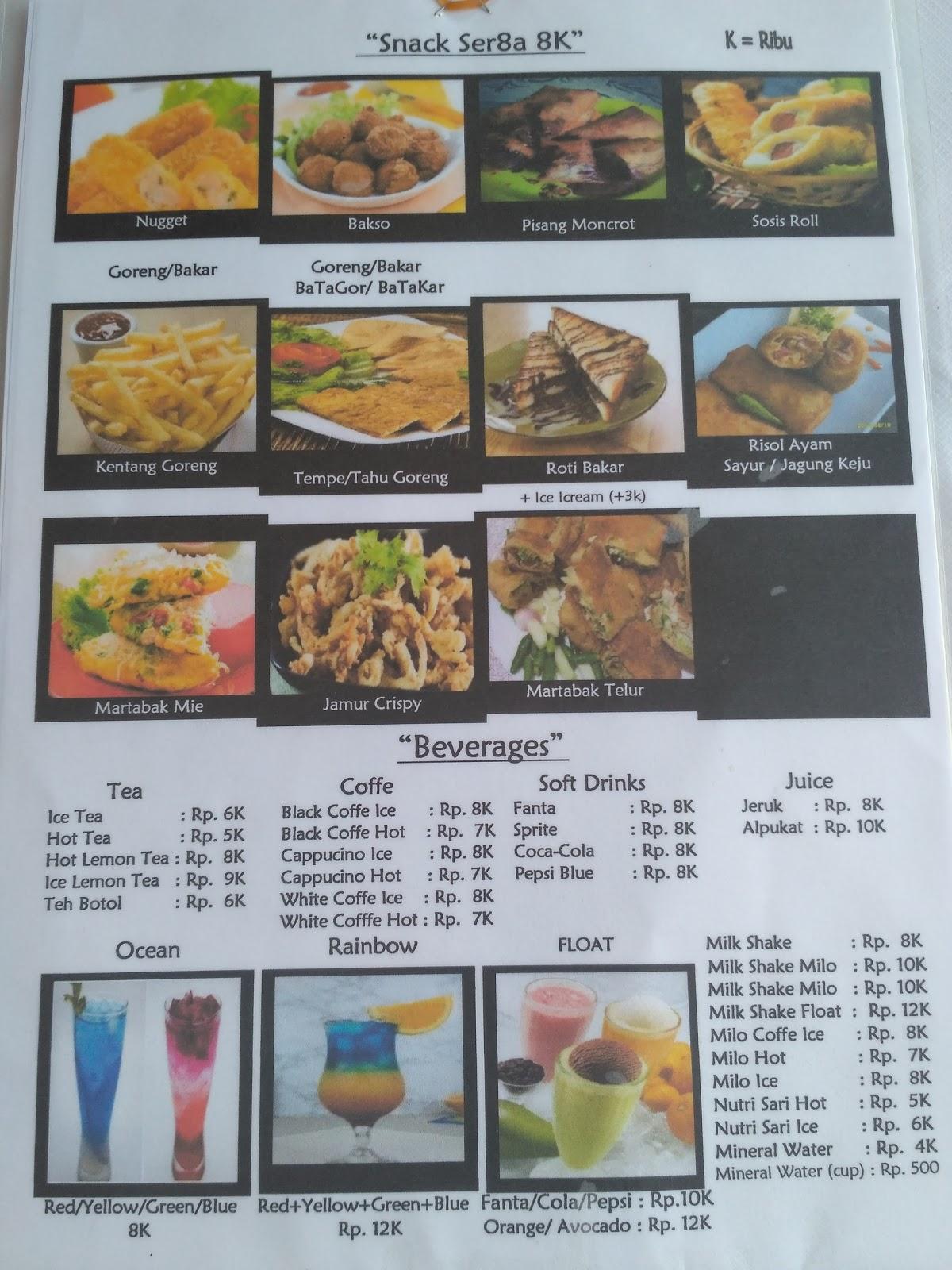 Menu at Omah Steak A Shake & Black Burger, Medan Estate