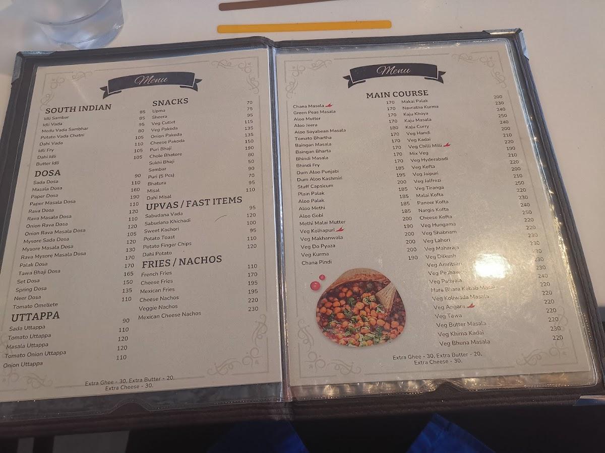 Menu At Prestige Veg Treat Mumbai 4