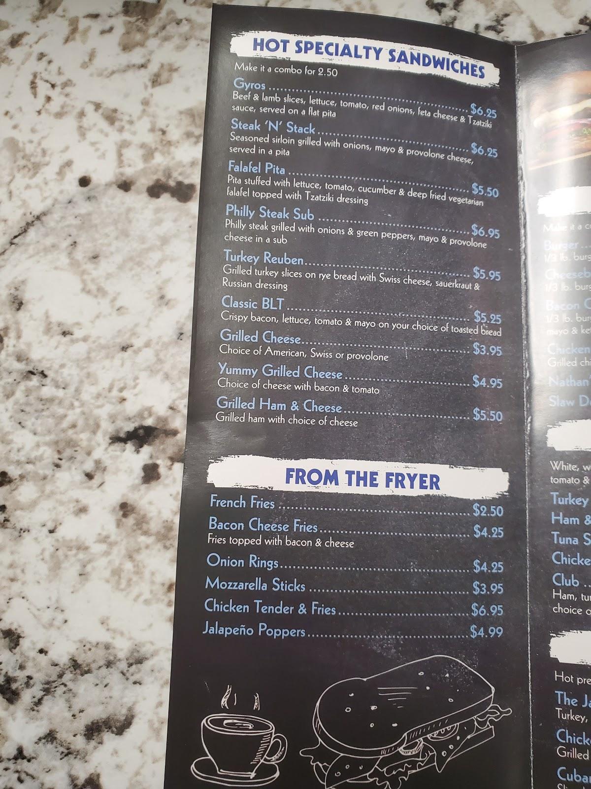 Menu at Baymeadows Cafe and Grill, Jacksonville