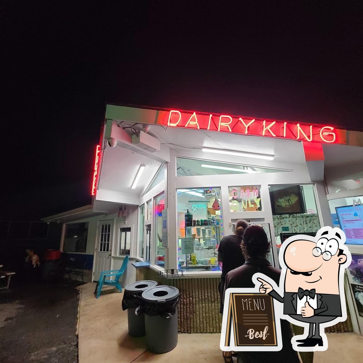 Dairy King "The Blue Cone" in Black Mountain Restaurant menu and reviews