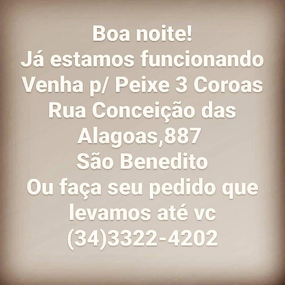 Restaurante Peixe Três Coroas cardápio