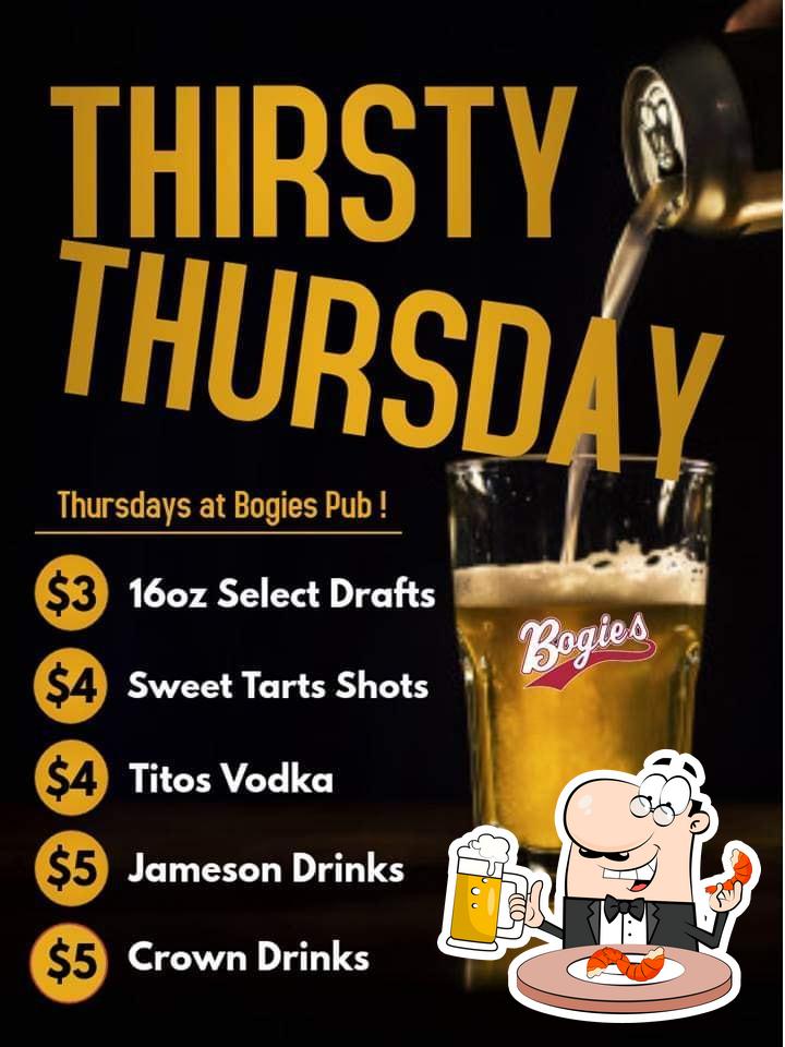 Thursday Drink Specials – Bogey's Pub And Grill