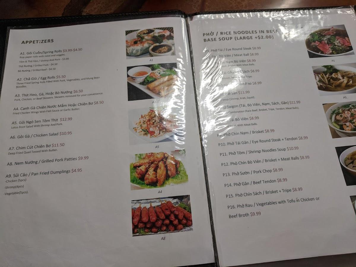 Menu At House Of Phở Vietnamese Cuisine Restaurant, Orlando, S John ...